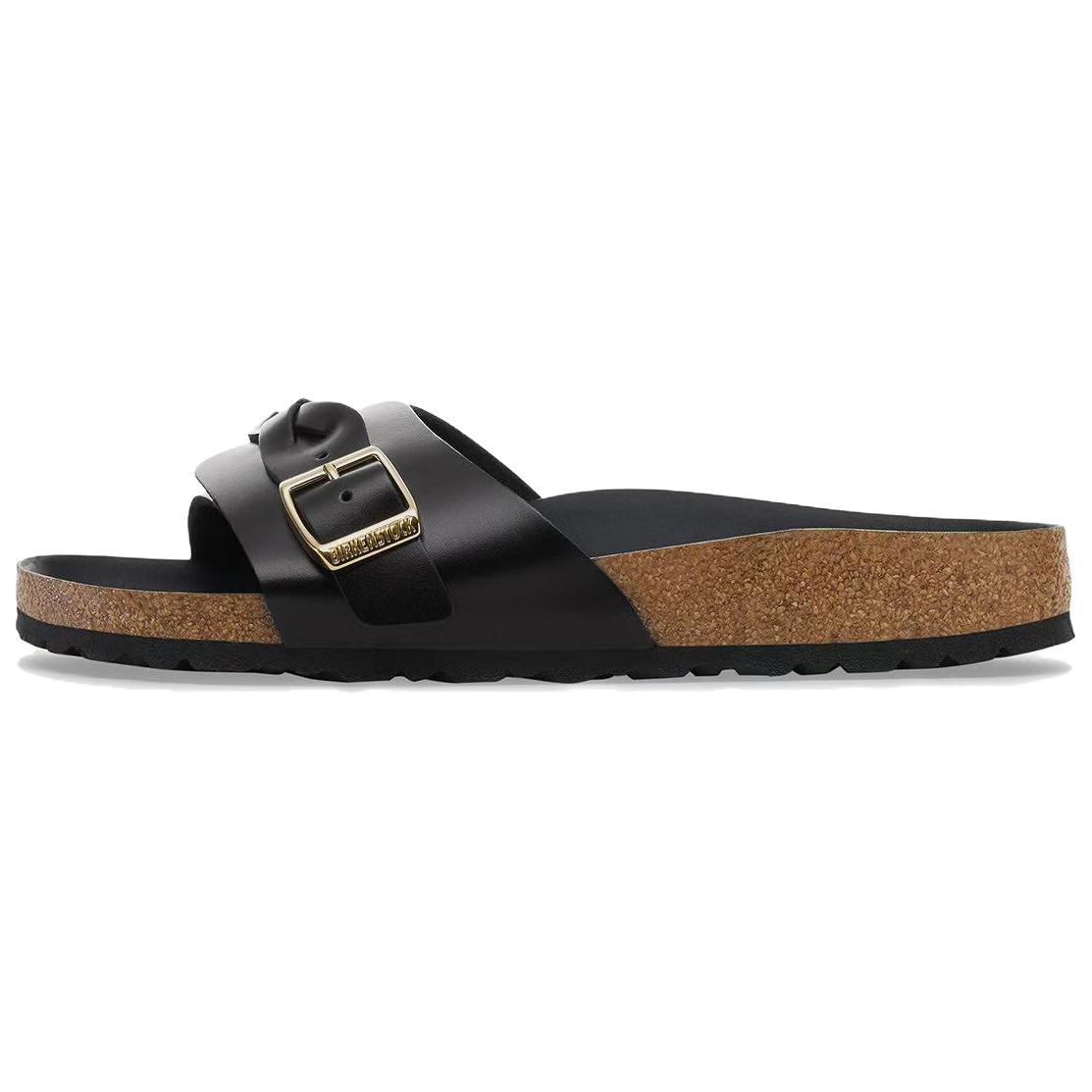 Женские сабо Birkenstock Birkenstock Oita Braided (черные)
