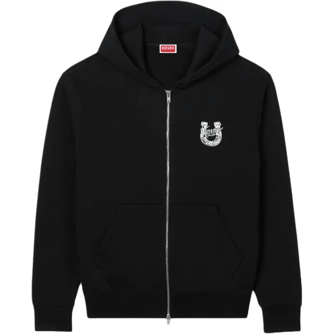Kenzo Lunar New Year zip-up graphic hoodie