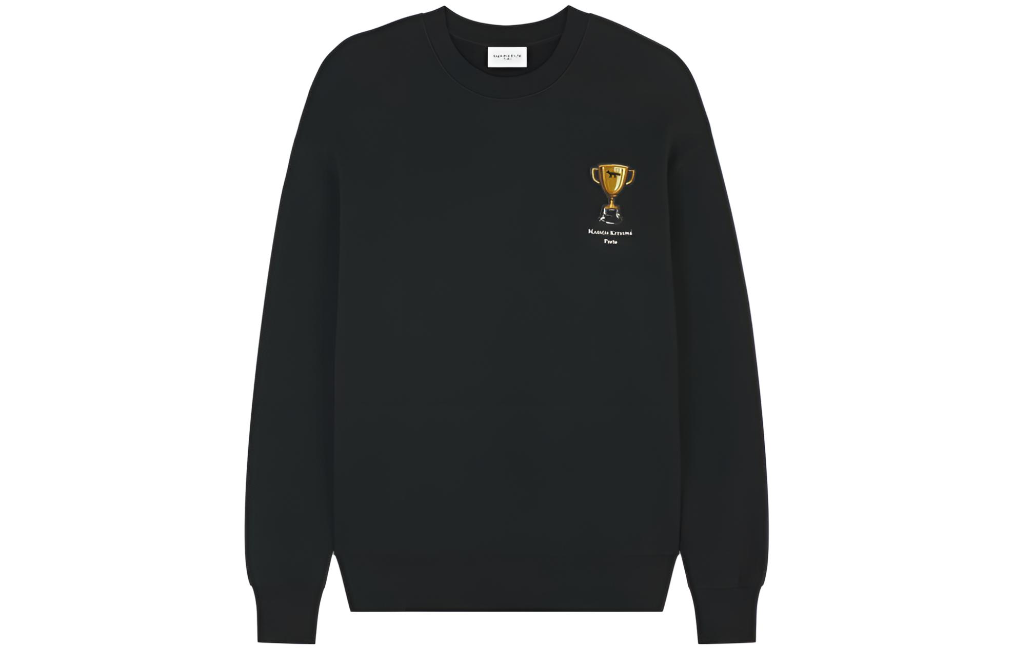 Мужское худи Maison Maison Kitsune Logo (черное)