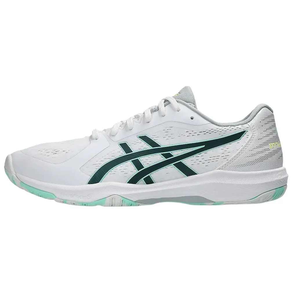 ASICS DYNAFEATHER Breathable Table Tennis Shoes Unisex White Green