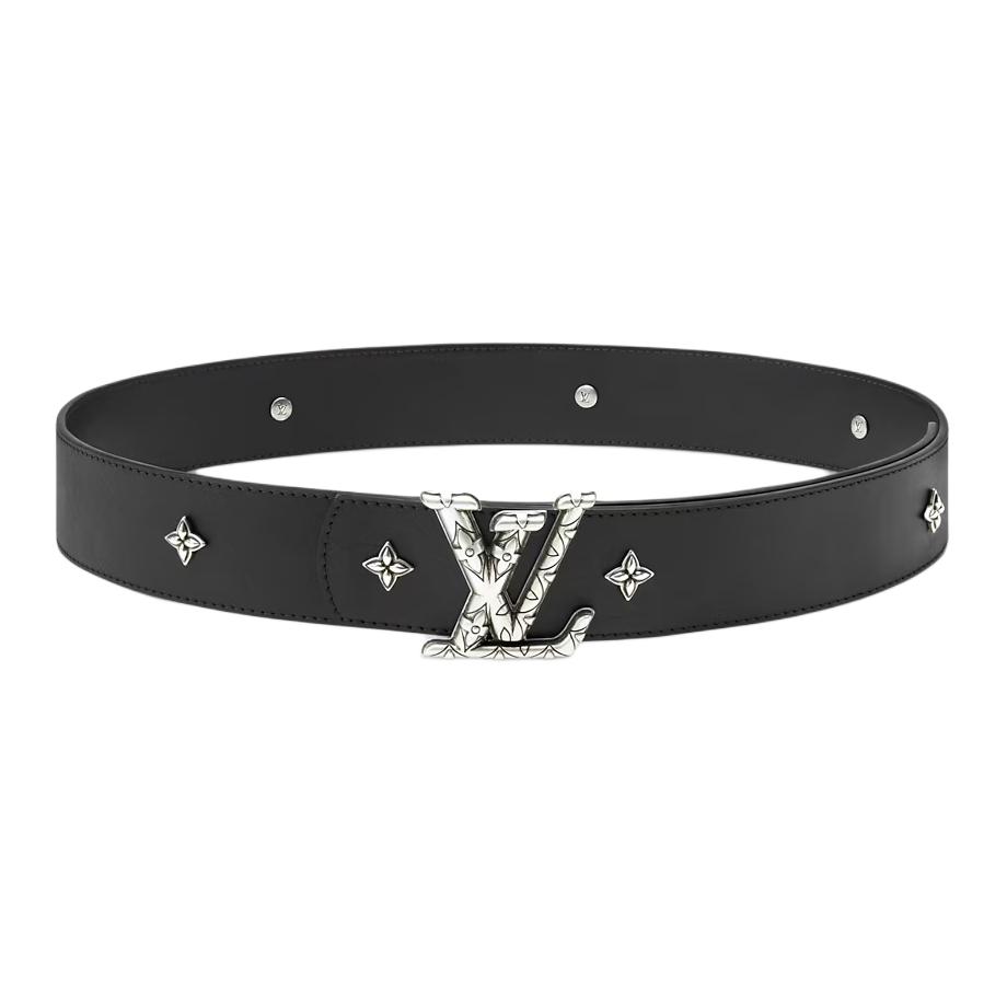 Мужской ремень Louis Vuitton Двусторонний (черный)