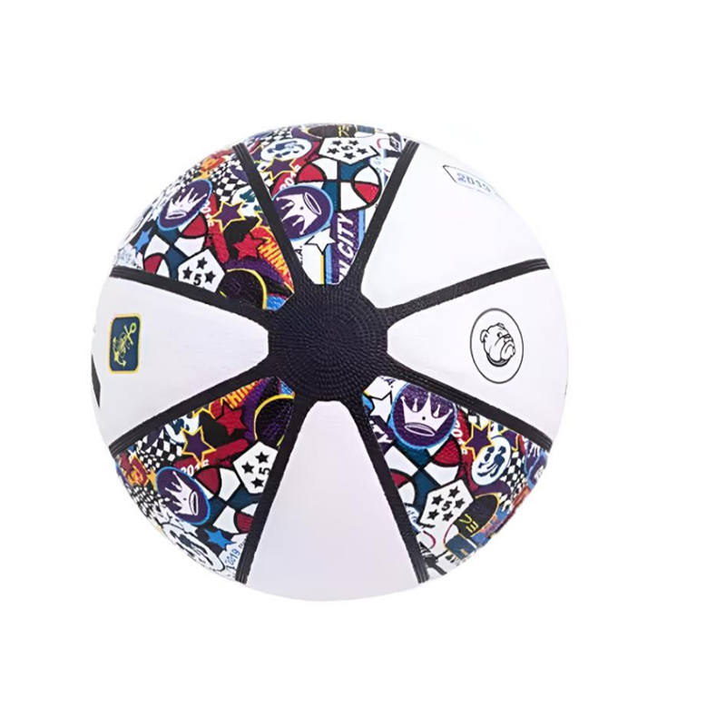 Anta Basketball Collection Pu Basketball White Graffiti Size 7 Ball Street Training Unisex