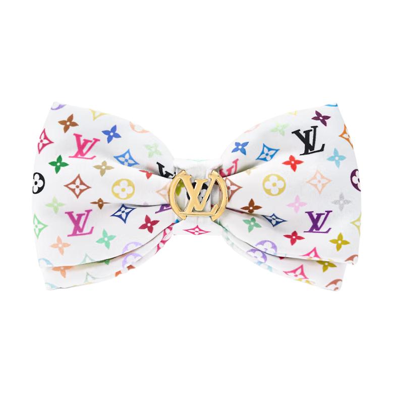 Женская заколка Louis Vuitton (белая)