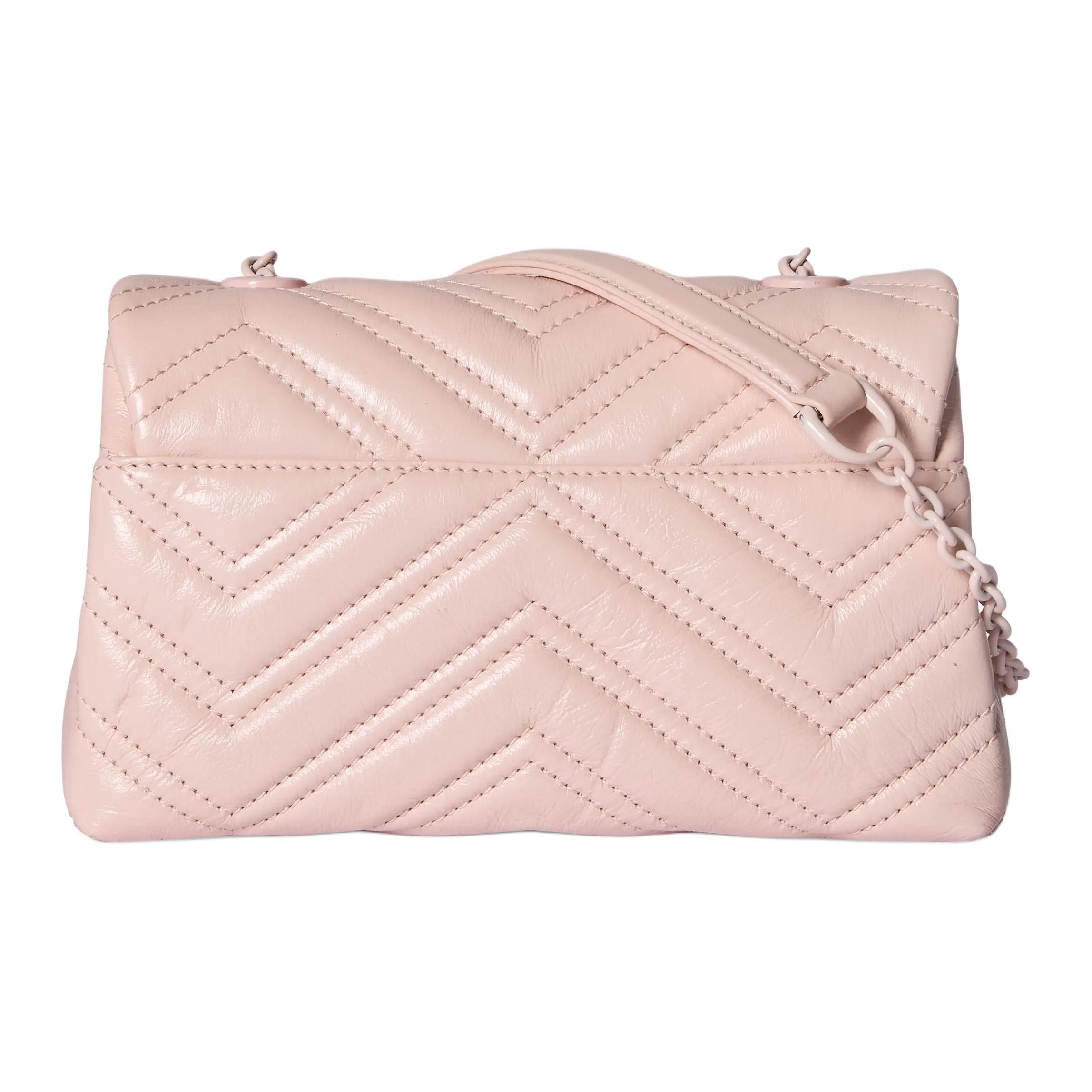 Женская сумка Gucci GG Marmont (розовая) — фото 3