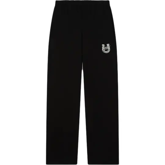 KENZO Casual Pants Men's Black Moderate Straight Fit Pants
