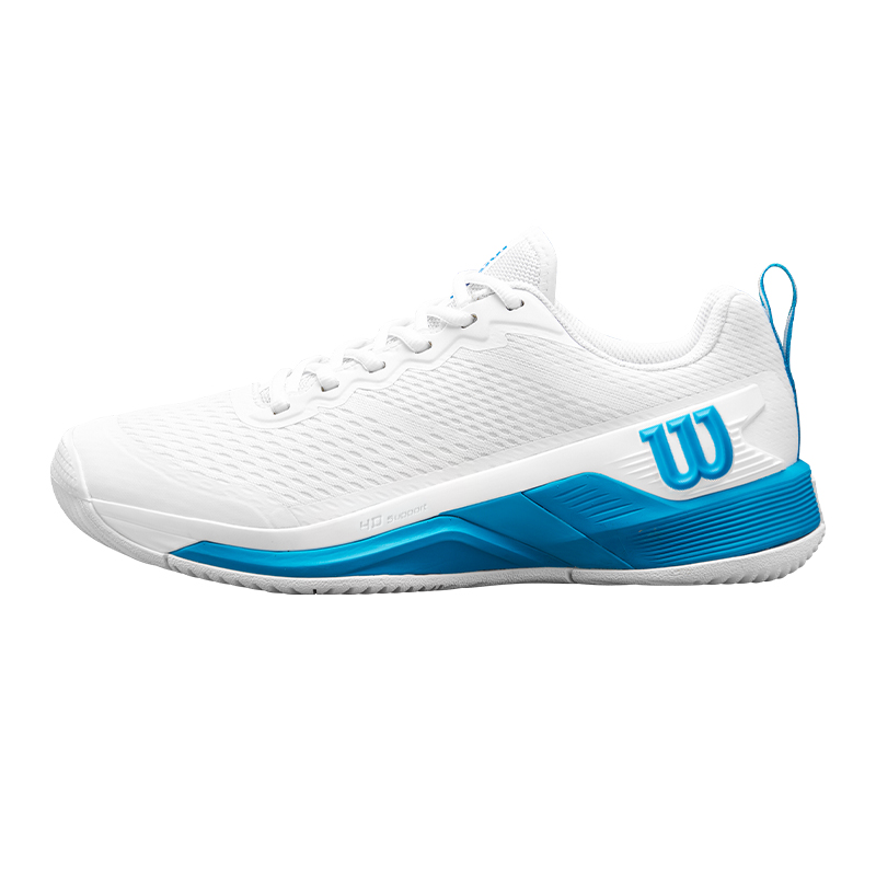 Wilson RUSH PRO 4.5 Textile, Synthetic Leather Abrasion Resistant Support Low top Tennis Shoes Men’s Blue