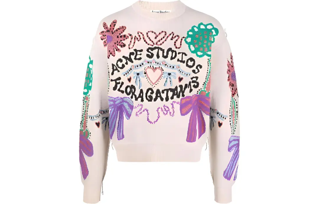 Acne Studios Sweaters Men's Multicolor Crew Neck Moderate Other