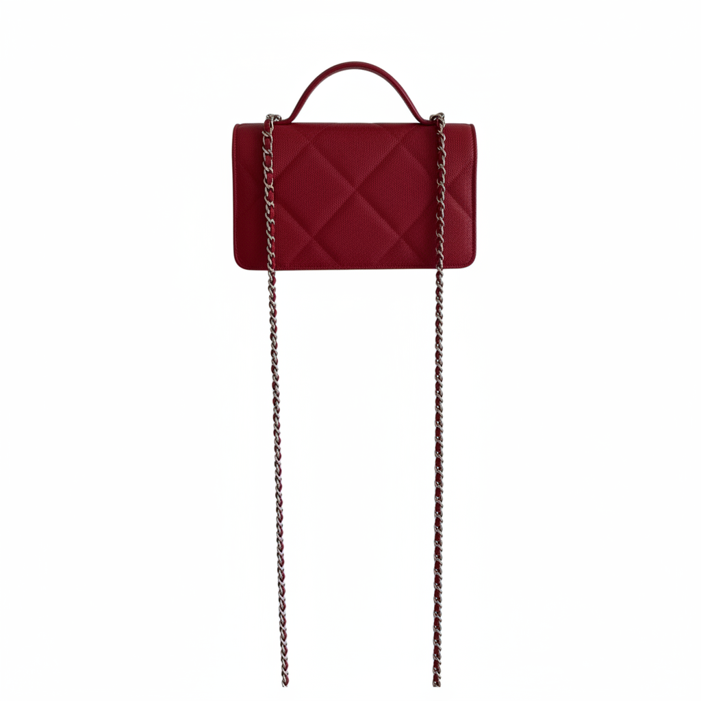Женская сумка Chanel (красная) — фото 3