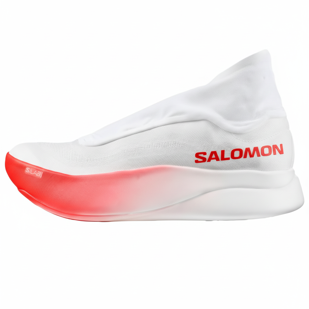 SALOMON Salomon s/lab phantasm 3 ultra-light and sensitive racing road running marathon elastic upper fit comfortable running shoes for men and women, white and red