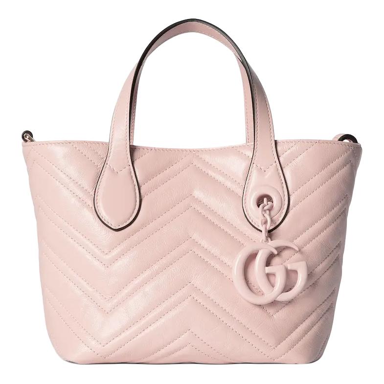 Женская сумка Gucci GG Marmont (розовая)