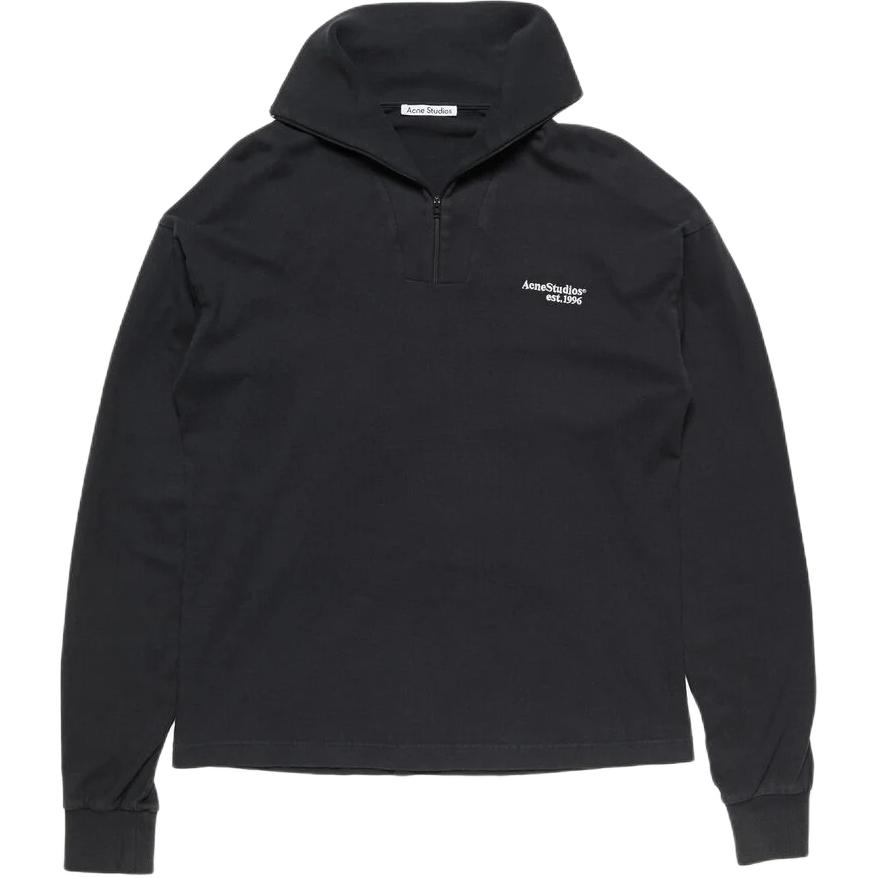 Мужское худи Acne Studios с принтом (серое)