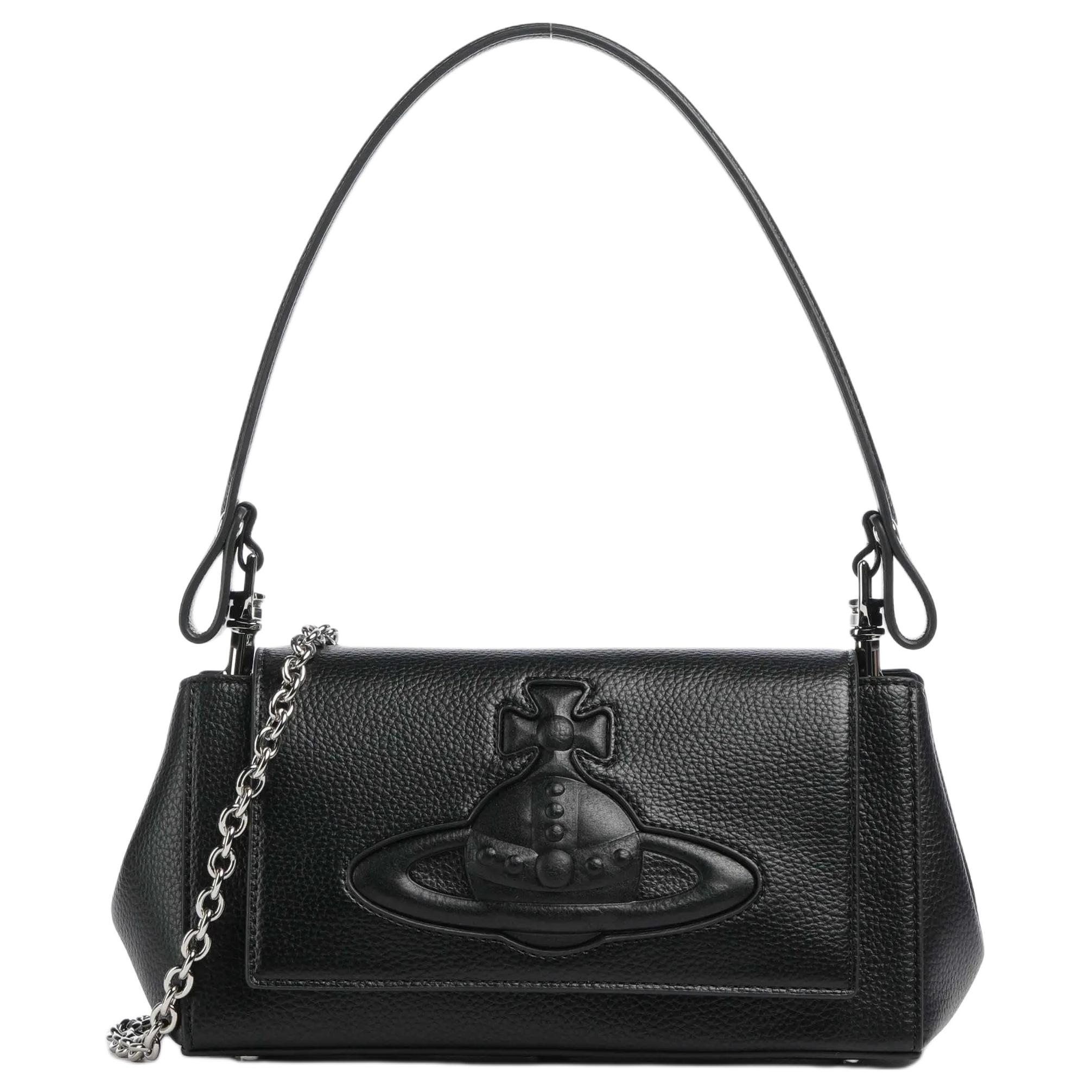 Женская сумка Vivienne Westwood HAZEL Grain (черная)