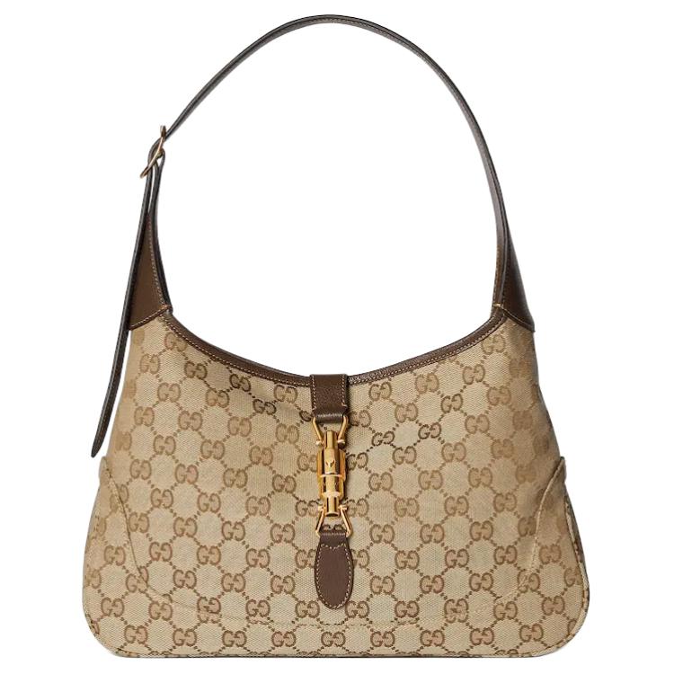 Женская сумка Gucci Jackie 1961 (темно-коричневая)