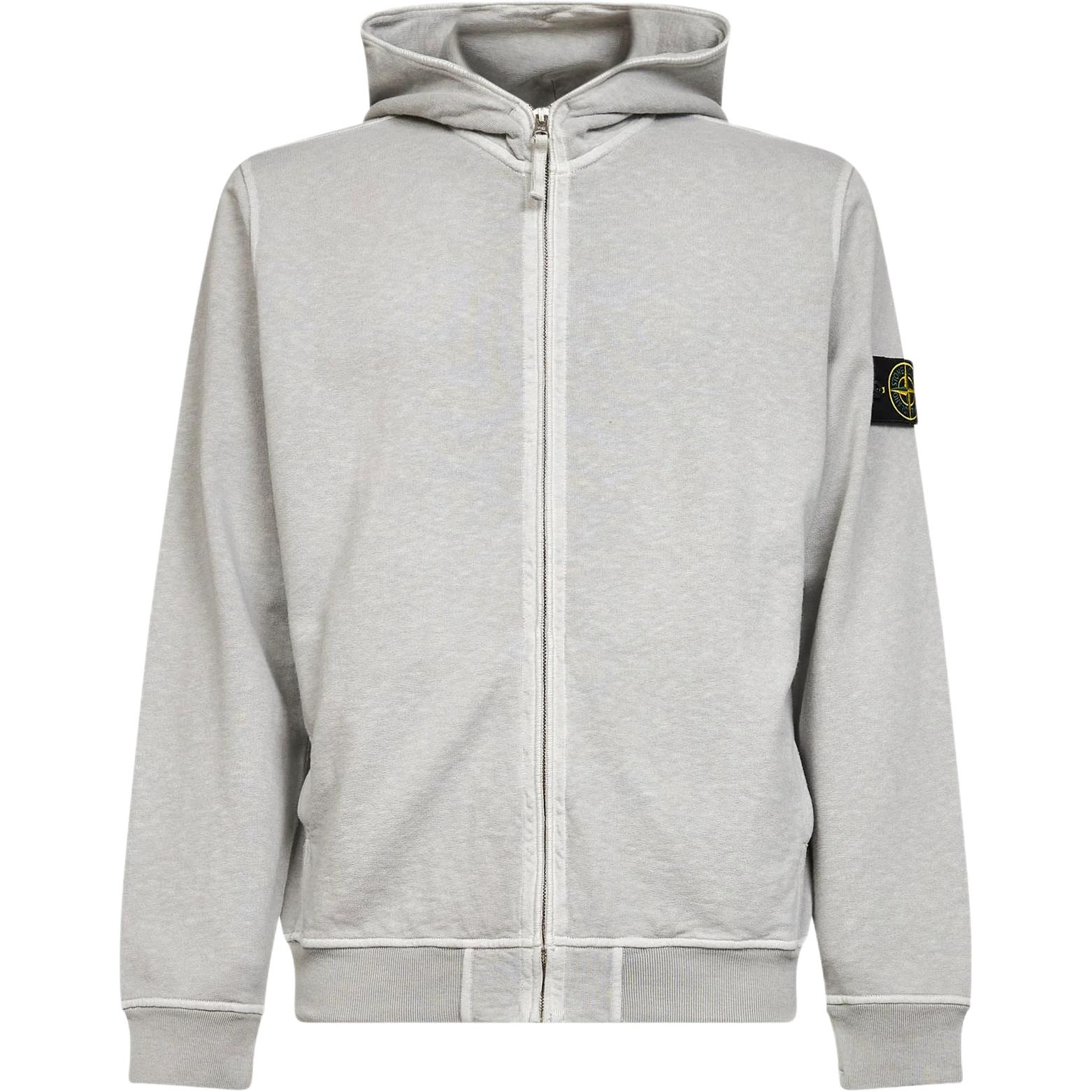 Мужское худи STONE ISLAND (черное)