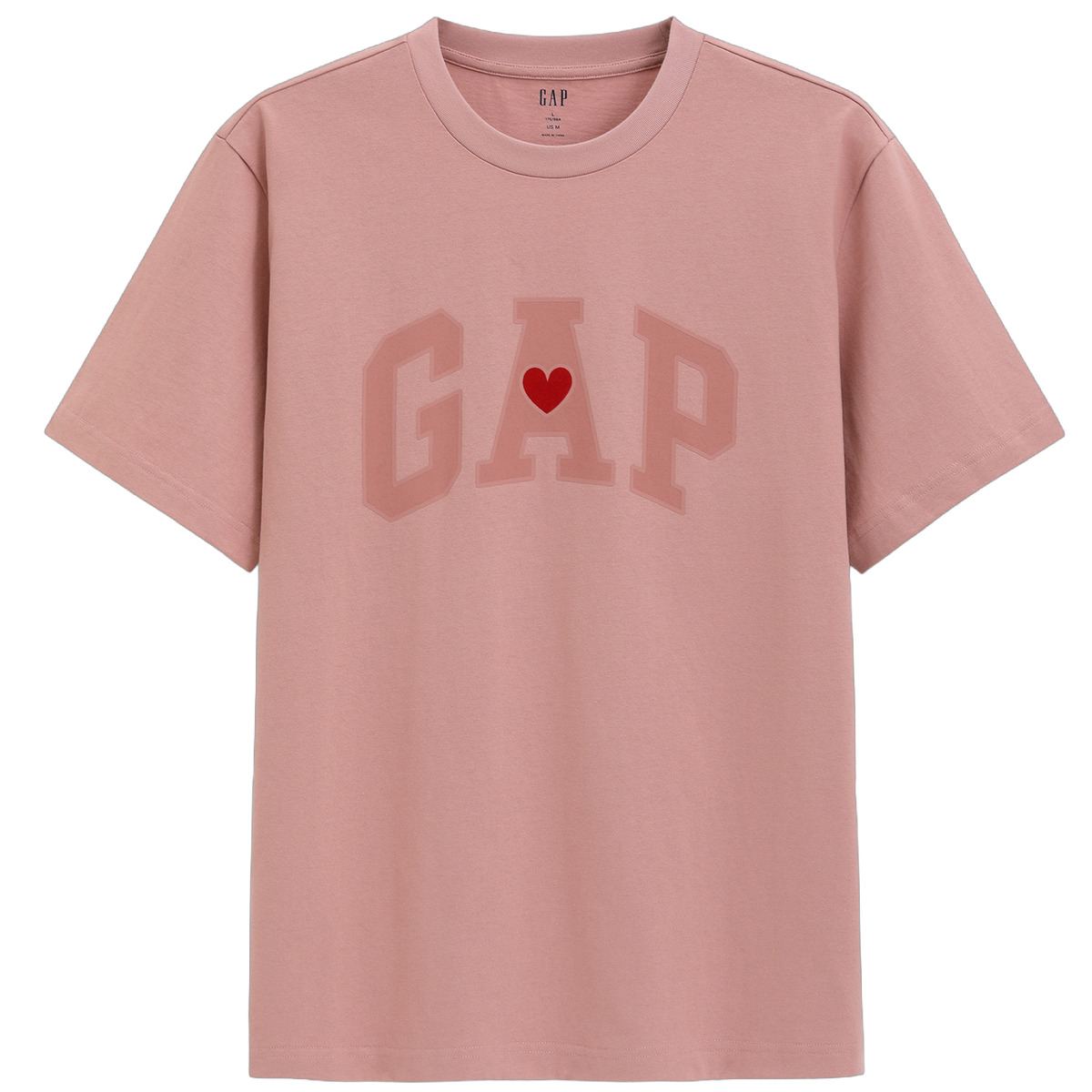 Футболка GAP (белая с сердечком)