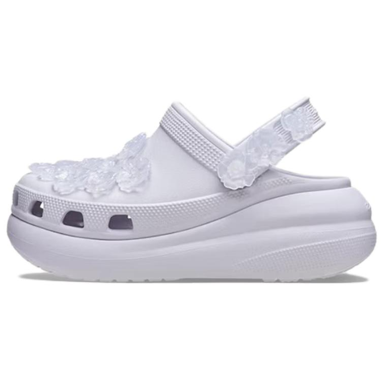 Женские сабо Crocs Crush Translucent (фиолетовые)