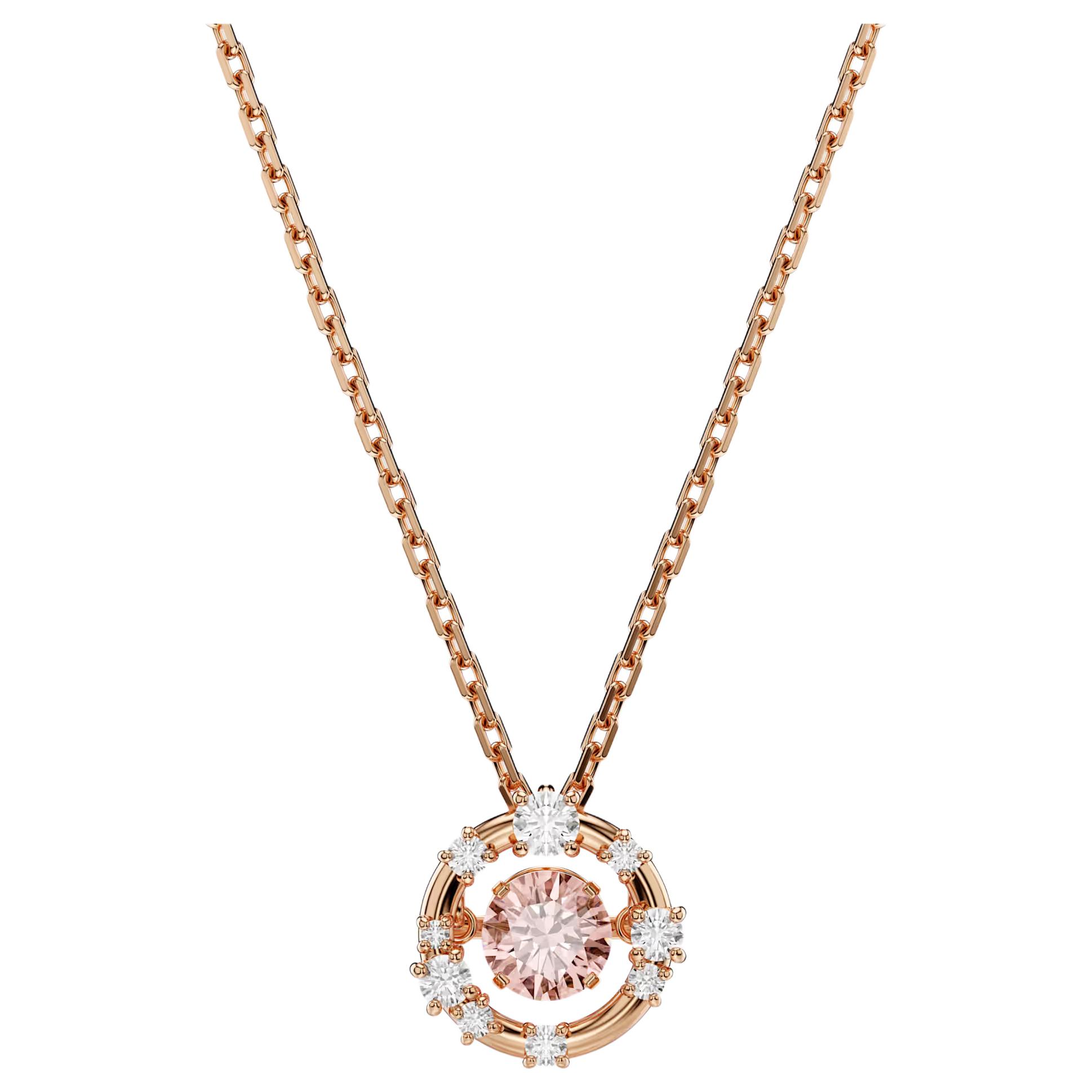 Женское necklace Swarovski Constella (розово-золотое)