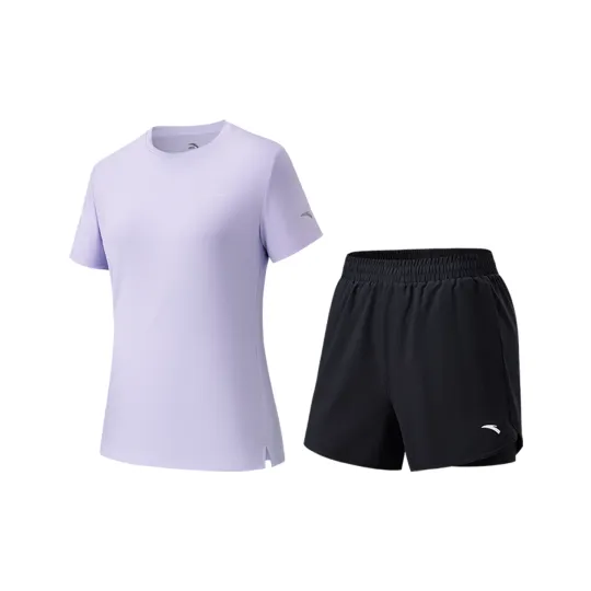 Anta Fitness Set Women's Cool Purple/Basic Black