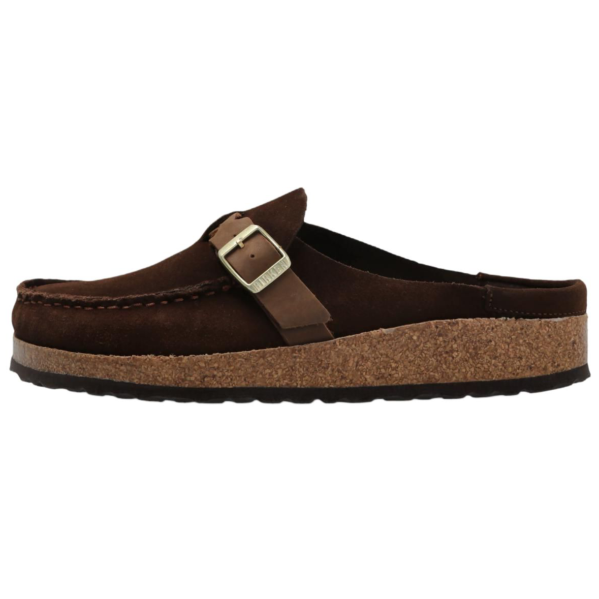Женские ботинки Birkenstock BUCKLEY BRAIDED (темно-коричневые)