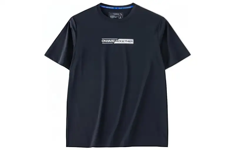 ANTA Basketball Collection T Shirts Men's Black Crew Neck Moderate Straight Fit
