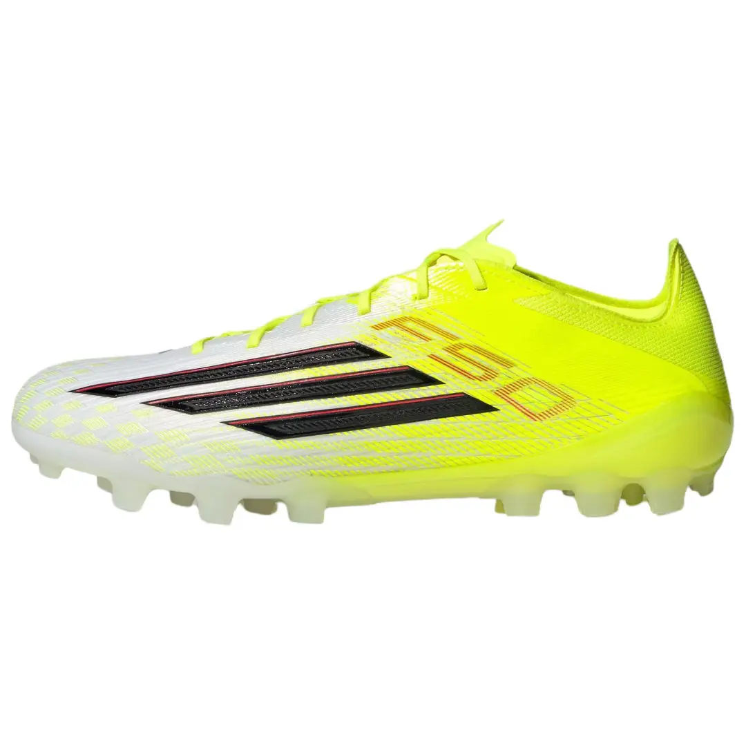 Adidas F50 ELITE AG Artificial Ground Artificial Turf Fabric Soccer Shoes Unisex Neon Yellow