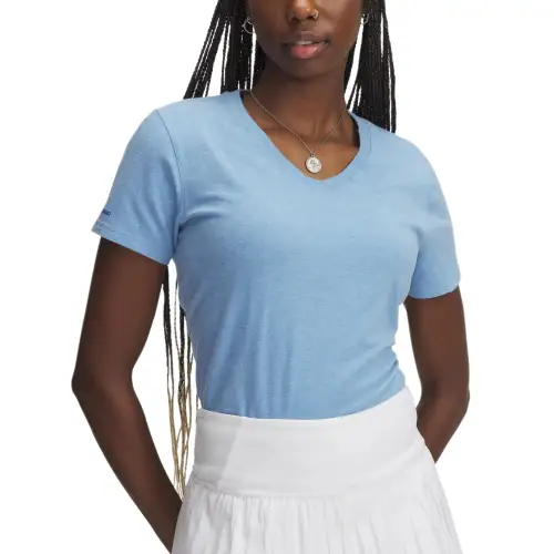 Under Armour IconCharged Cotton Regular T Shirt Women's Blue 465