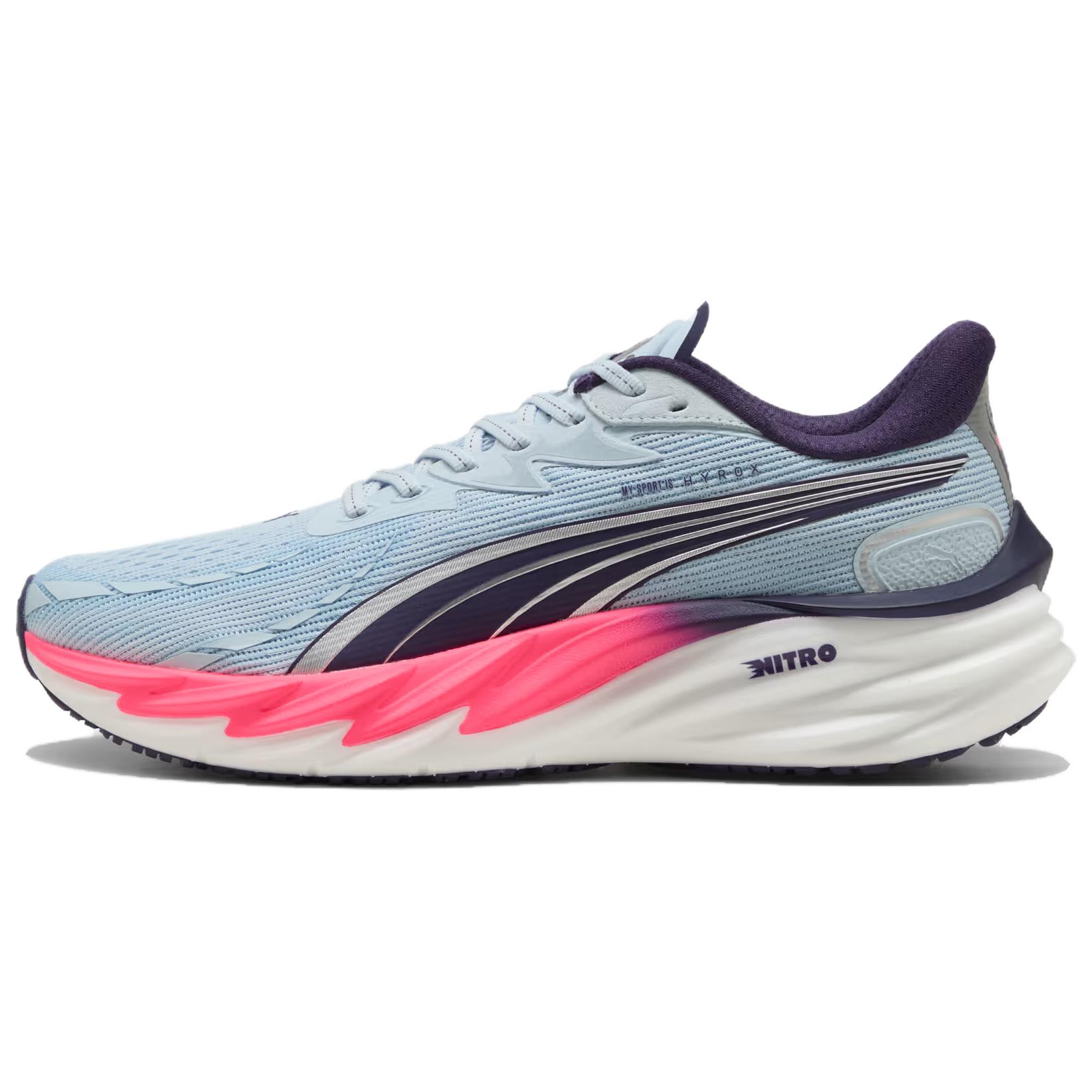 Мужские кроссовки PUMA × hyrox Velocity NITRO 4 (сине-розовые)