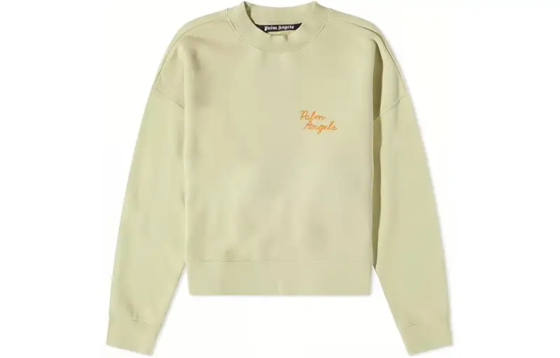 Palm Angels logo-embroidered sweatshirt