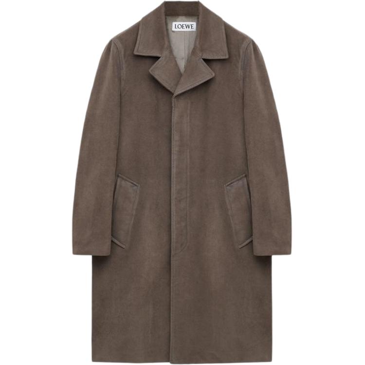 Мужское пальто LOEWE SS26 (бежевое)