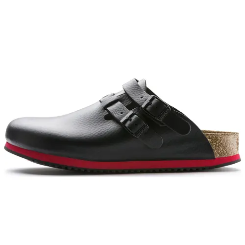 Birkenstock Kay SL Abrasion Resistant Closed Toe Slippers Men's Black