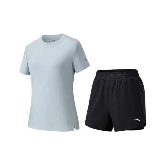 Anta Fitness Set Women's Dream Shadow Blue / Basic Black