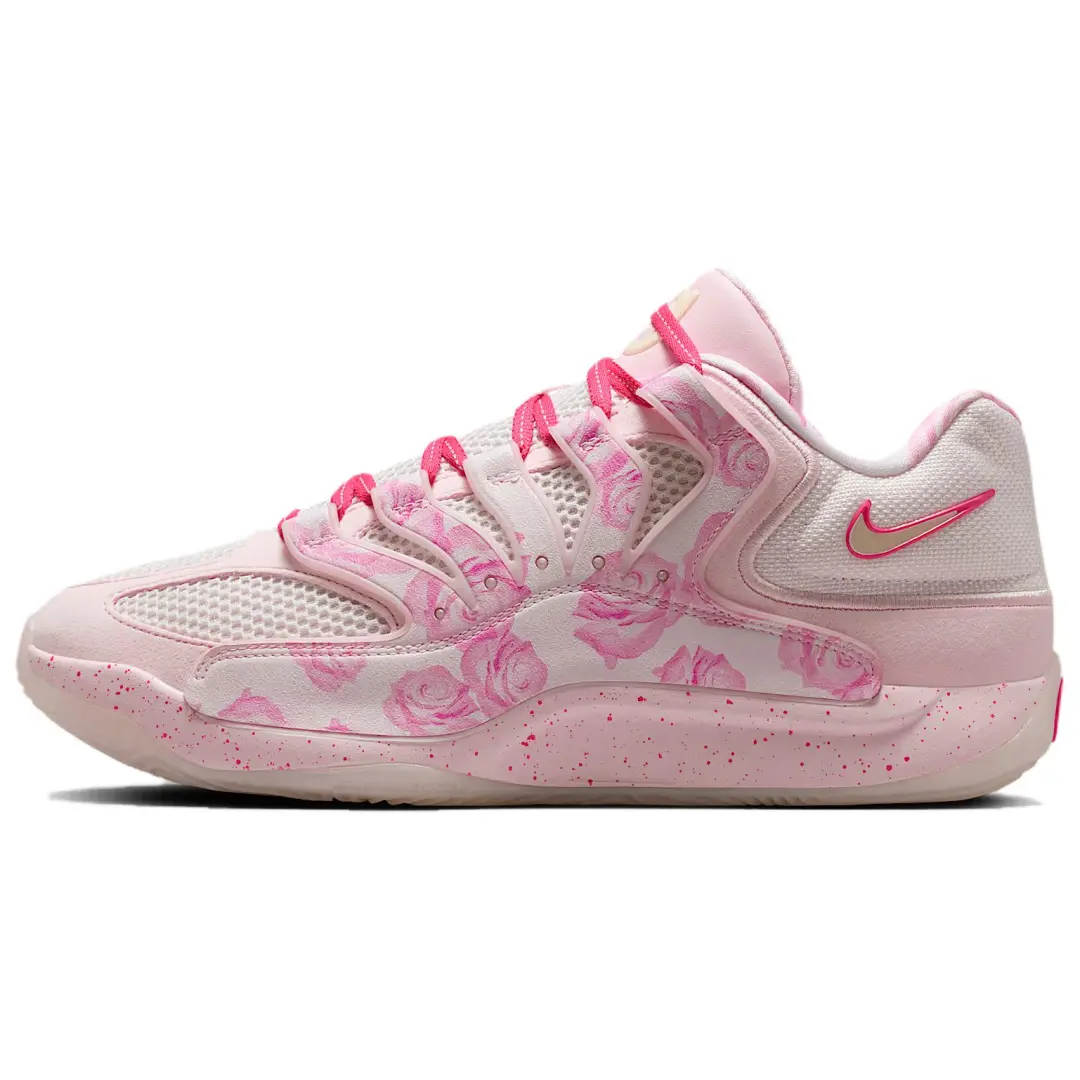 Nike KD 18 Breathable Support Grip Basketball Shoes Men's Pink
