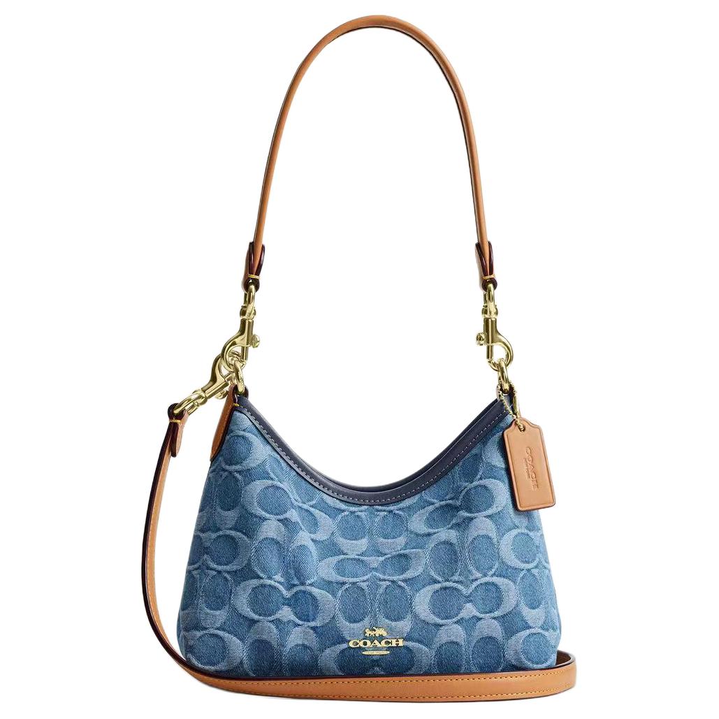 Женская сумка COACH Laurel 19 (синяя)