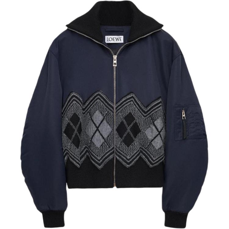 Мужская куртка LOEWE SS26 Zipper Jacket (серая)