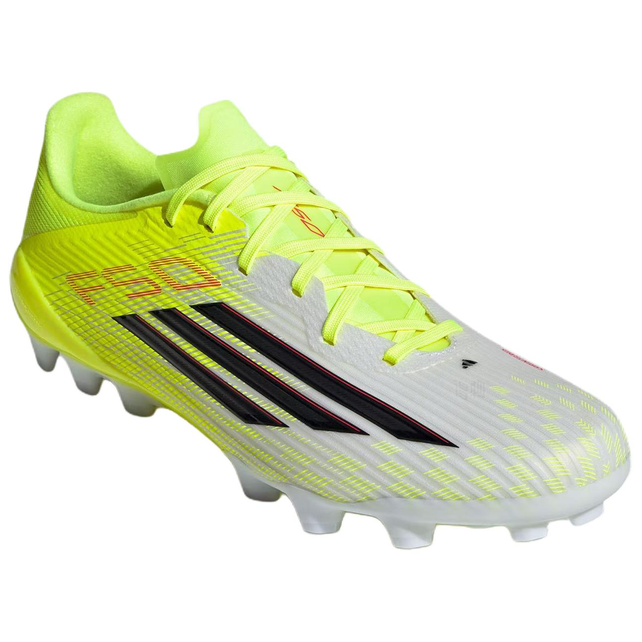 Футбольные бутсы adidas F50 League 2G/3G AG (неоново-желтые) — фото 3