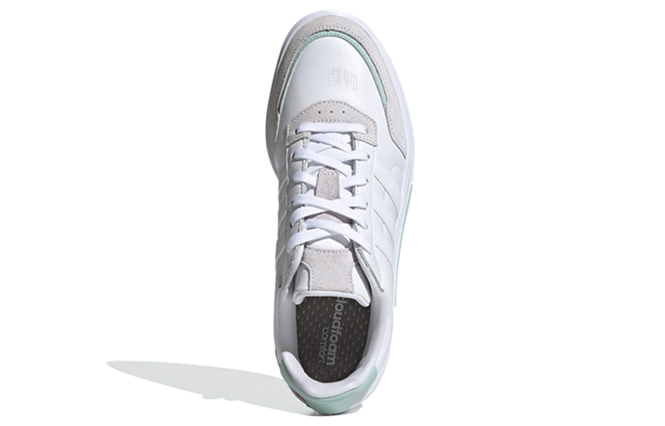 Мужские кеды adidas neo Courtmaster (бело-серые) — Белый / серый — фото 5