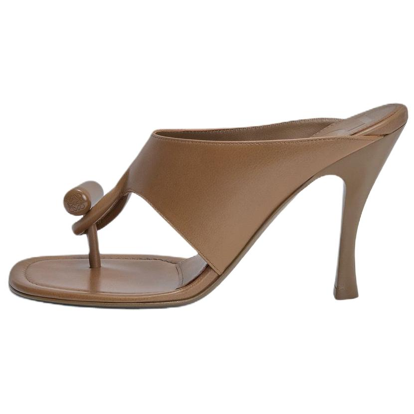 Женские сандалии LOEWE (коричневые)