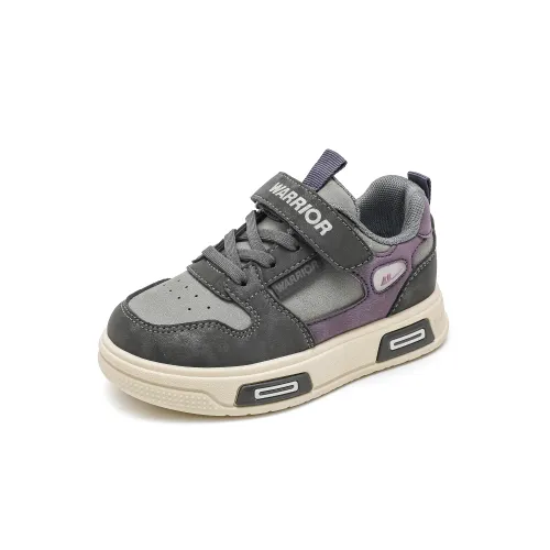 Warrior Boys' Shoes Leather Waterproof Girls' Sports Shoes Lightweight Shock Absorbing Anti-Slip Anti-Kick Low-top Sneakers Children's Style