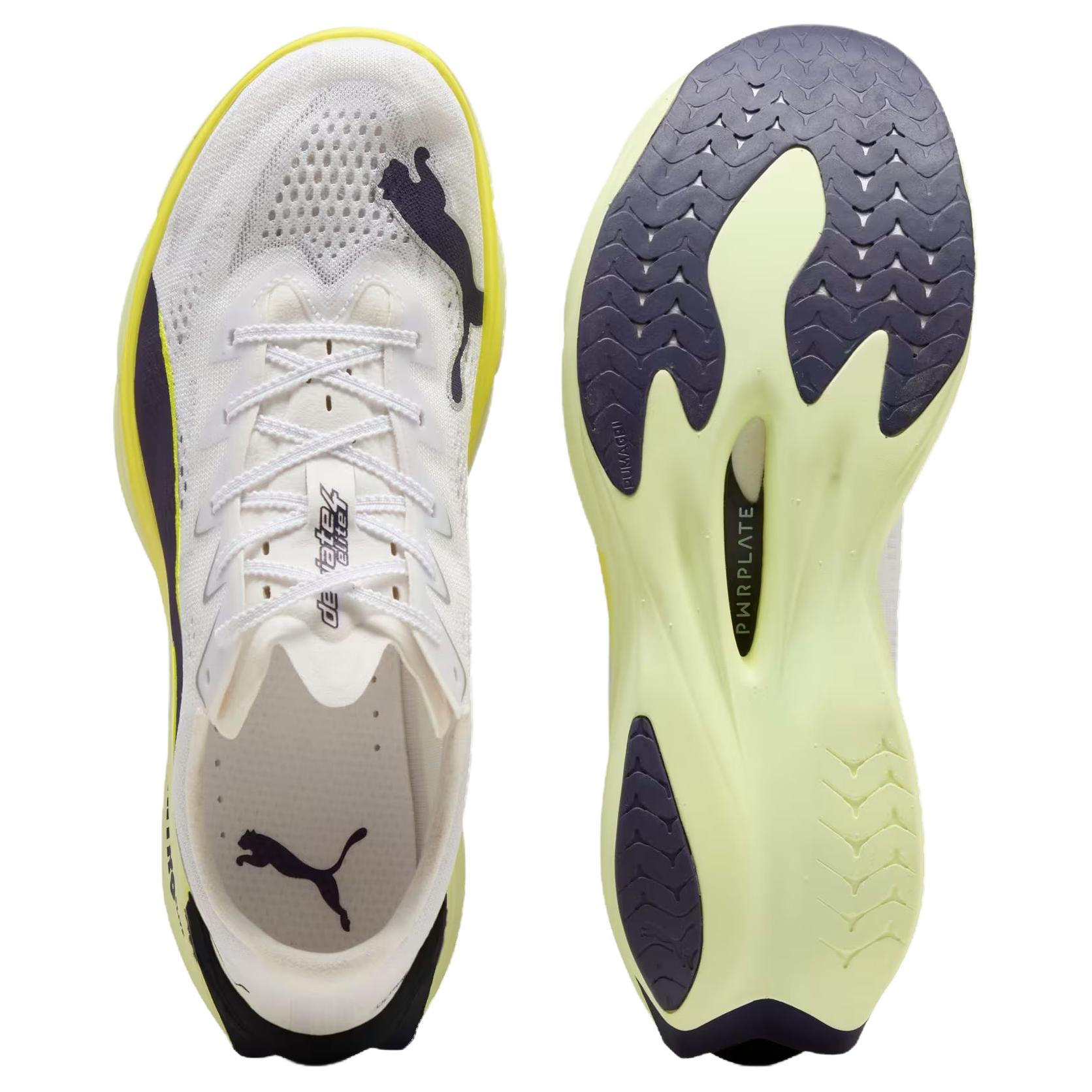 Мужские кроссовки PUMA deviate nitro 4 Elite (белые) — Белый — фото 5