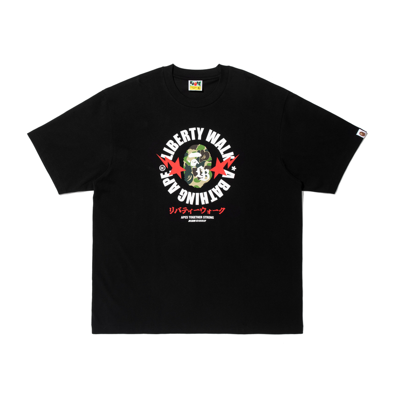 Футболка A BATHING APE Liberty Walk SS26 T (с рисунком)