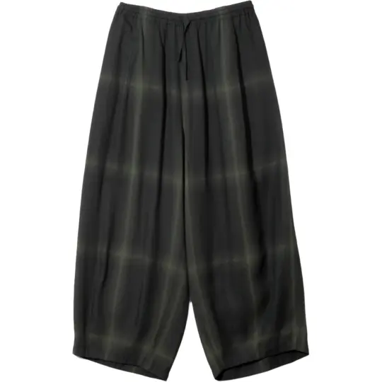 Needles SS26 H.D. Pant Rayon Plaid Casual Pants Unisex