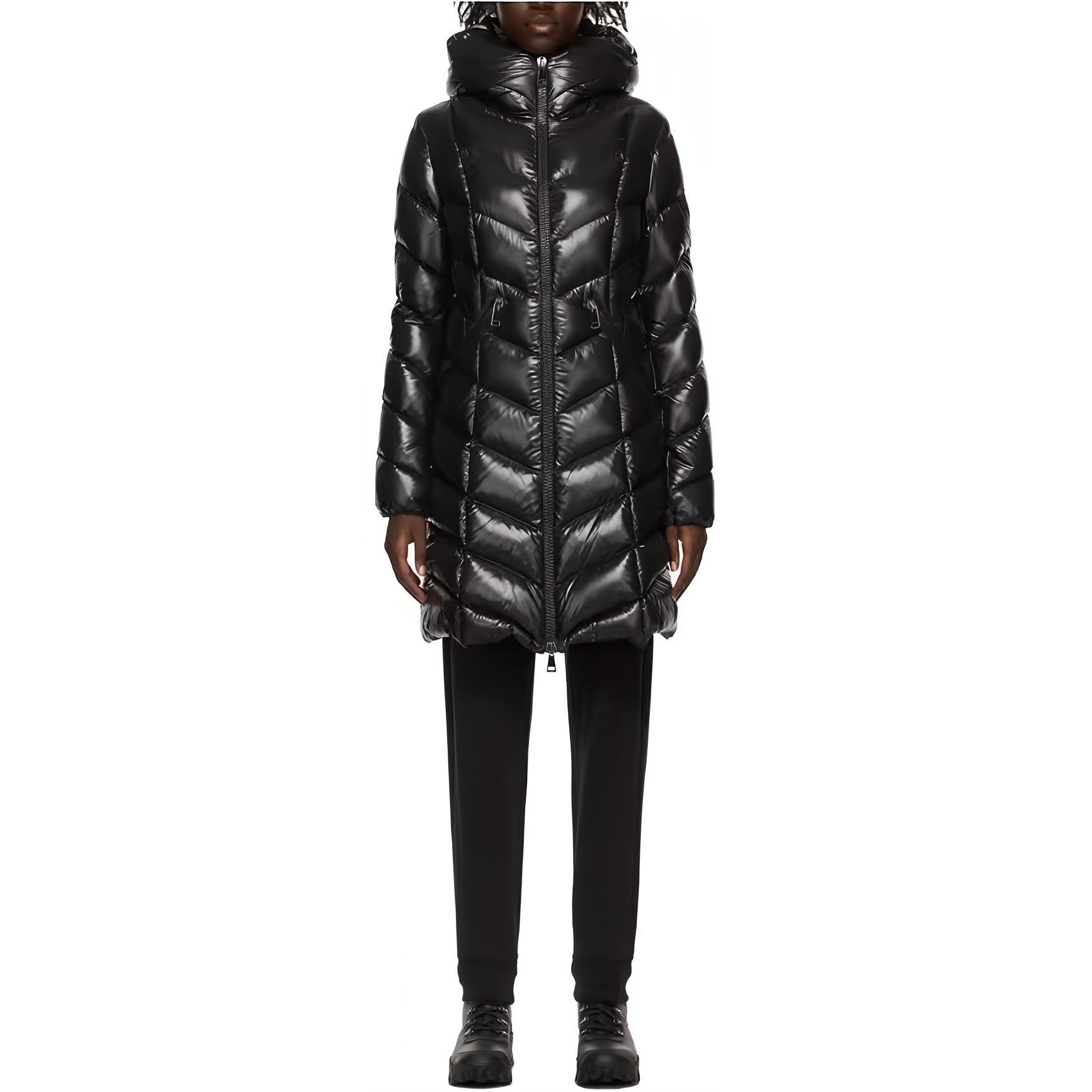 Женский пуховик Moncler Basic Down Jacket (черный)