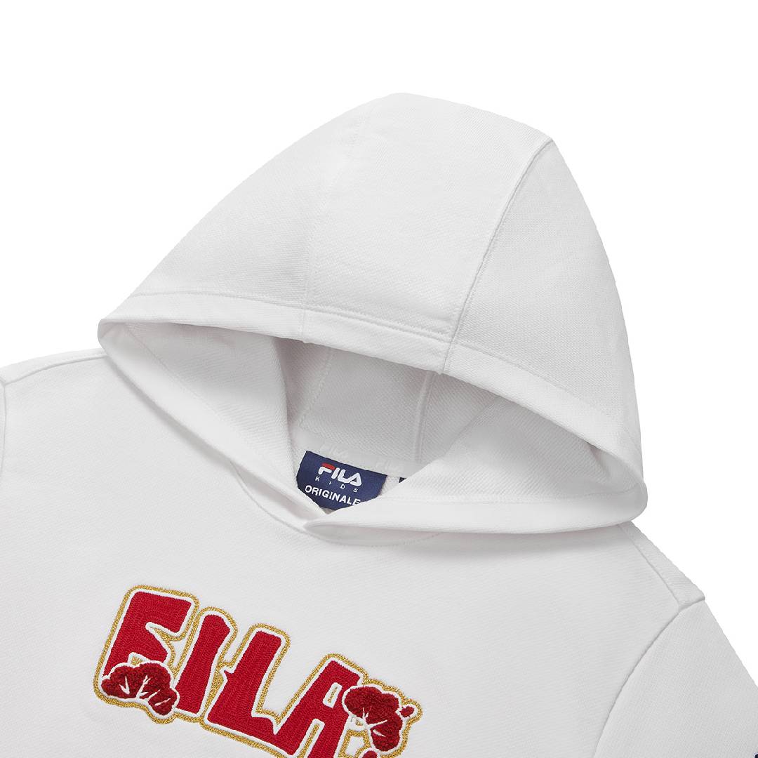 Мужское худи Fila KIDS (красное) — фото 3