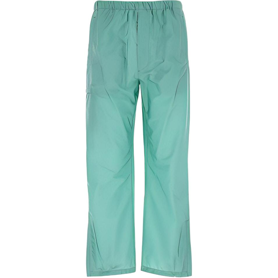 PRADA Knitted Sweatpants Men's Green Moderate Straight Fit Pants