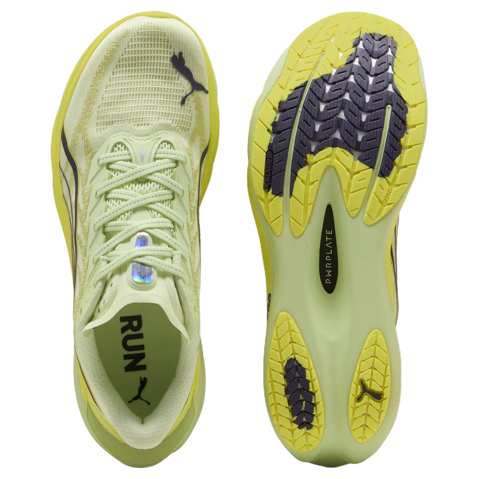 Мужские кроссовки PUMA deviate nitro 4 (зеленые) — Зелёный — фото 5