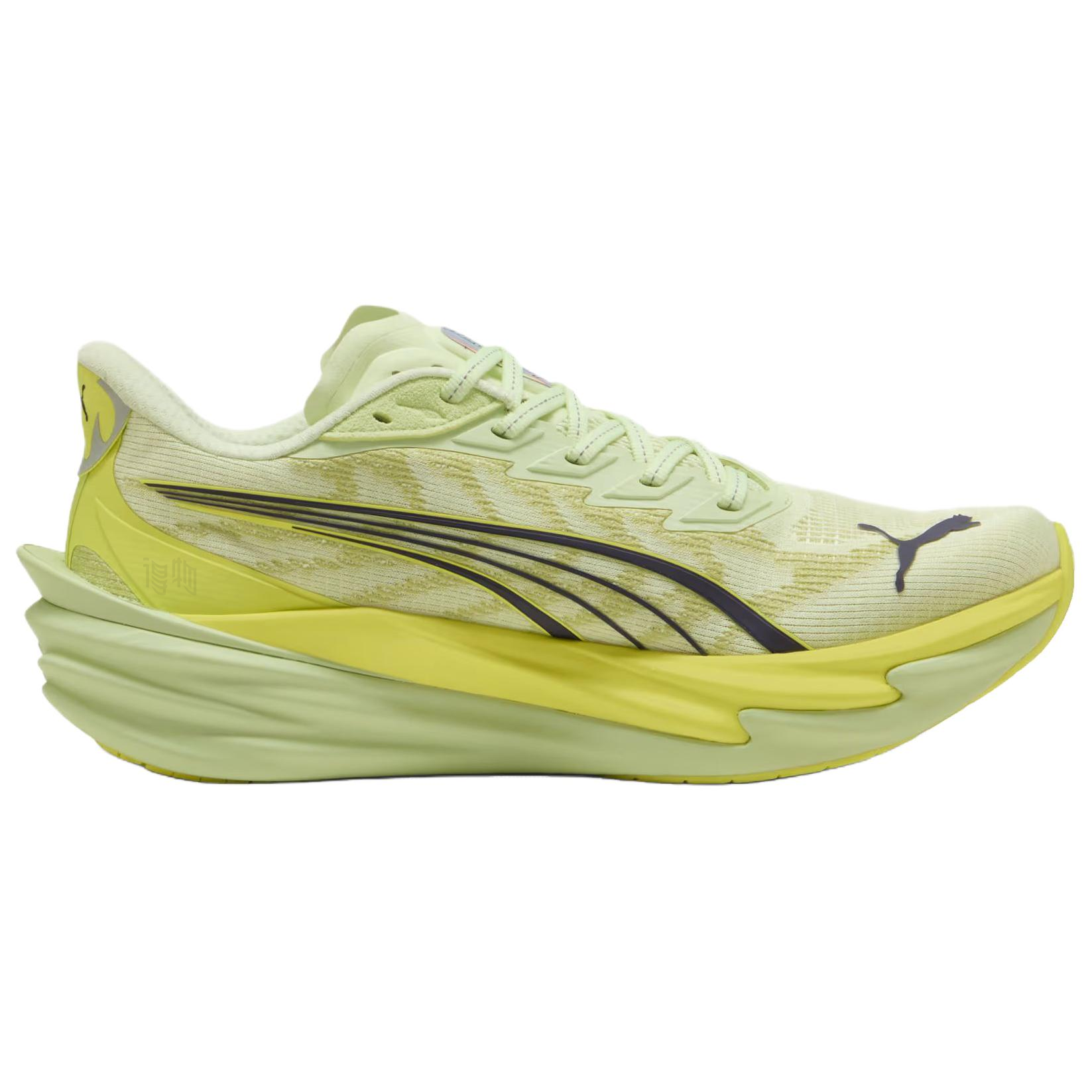 Мужские кроссовки PUMA deviate nitro 4 (зеленые) — Зелёный — фото 2