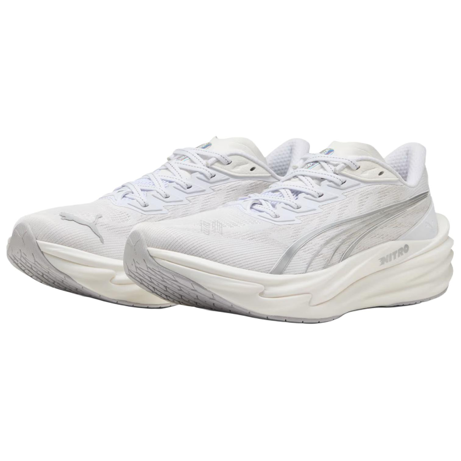 Мужские кроссовки PUMA deviate nitro 4 2E (белые) — Белый — фото 3
