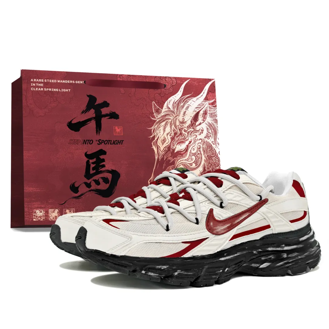 Nike Initiator Textile, Leather Abrasion Resistant Support Low top Rubber Casual Training City Commuting Running Shoes