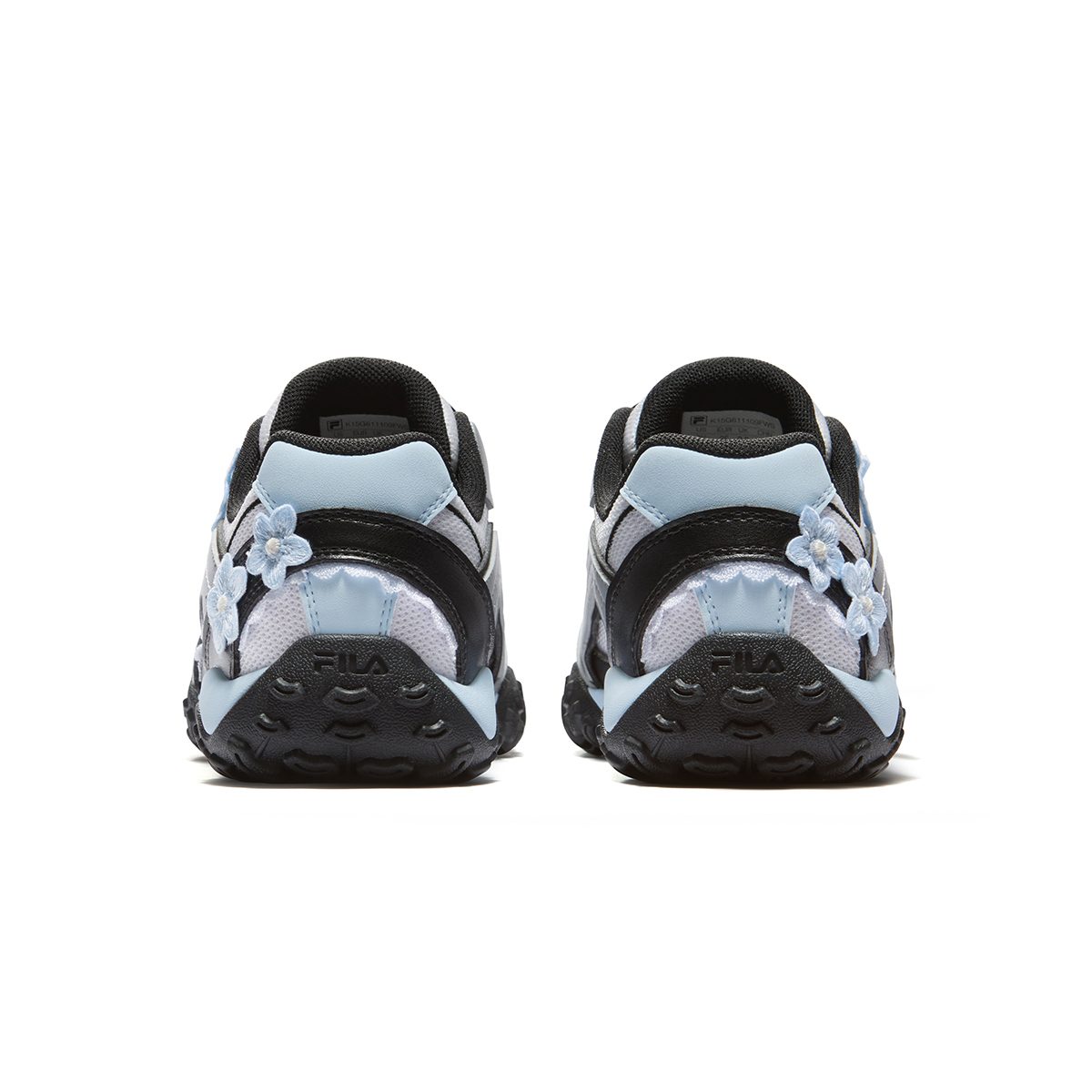Детские кроссовки Fila KIDSHeritage-FHT SUSAN/ (бело-розовые) — 雪白/纱白 /斐乐白/太空银 — фото 9
