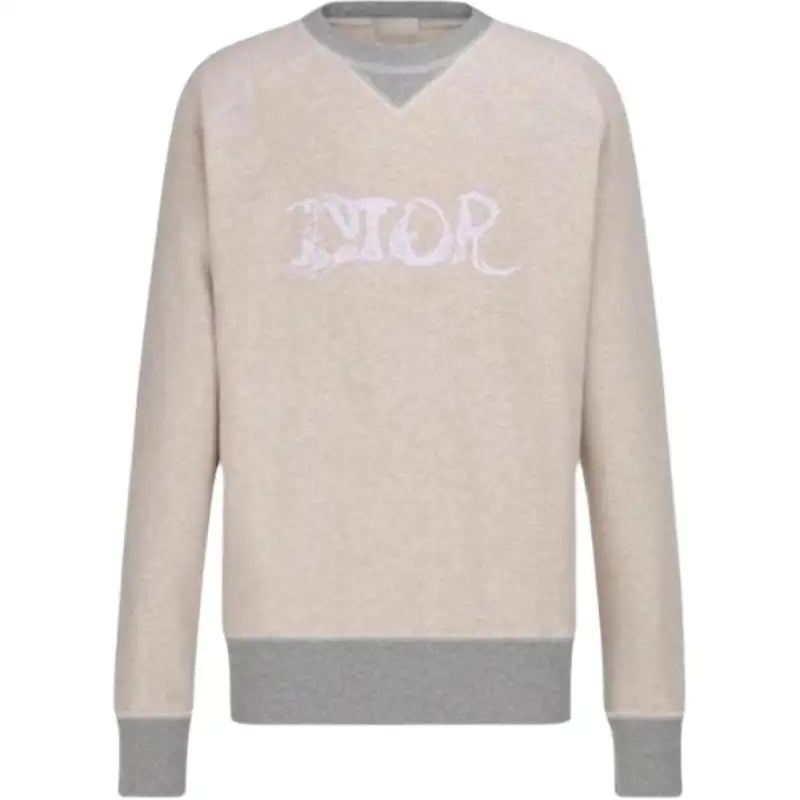 DIOR Sweaters Men's Umber Crew Neck Moderate Other
